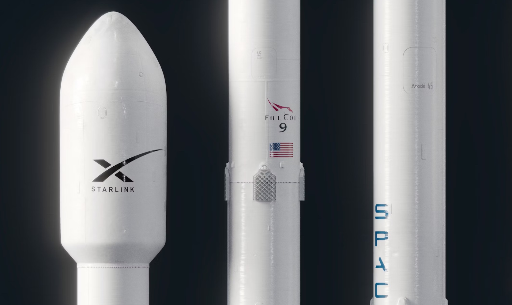 NASA SpaceX Falcon 9 Starlink 6-45