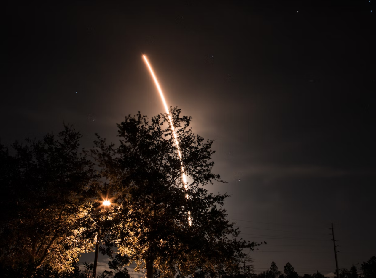 NASA SpaceX Falcon 9 Starlink 4-20 Rocket Launch