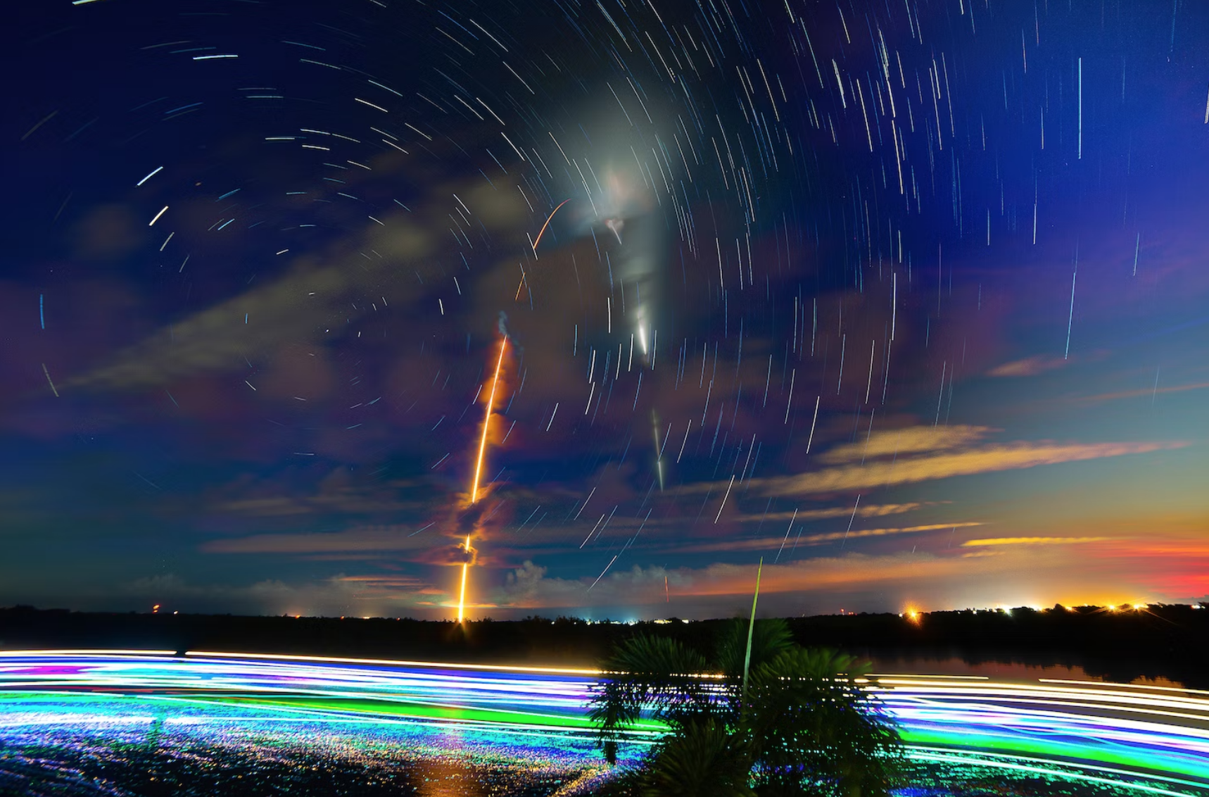 NASA SpaceX Falcon 9 Starlink 4-29 Rocket Launch